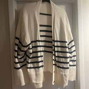 Striped Cardigan Sweater